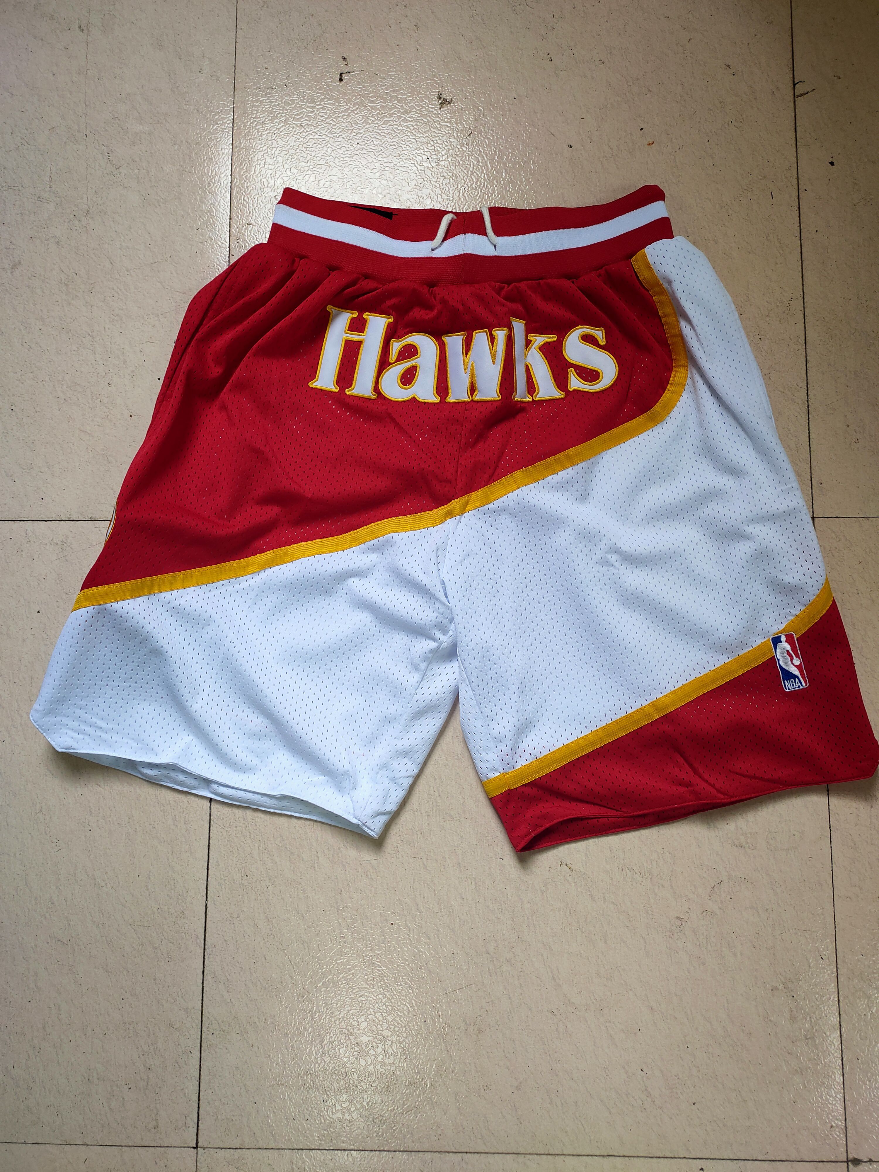 Cheap Men NBA 2021 Atlanta Hawks Red Shorts